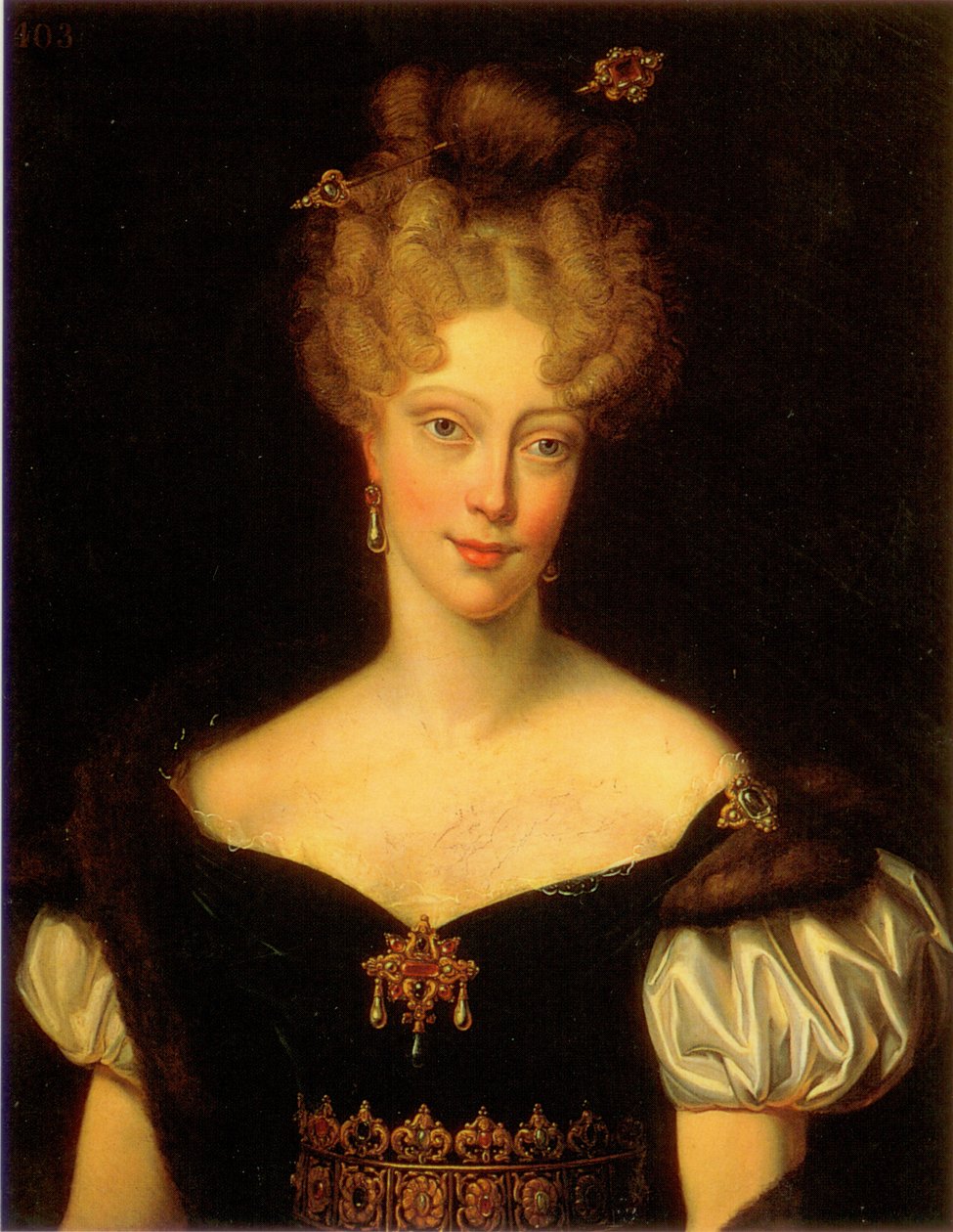 Caroline de Bourbon (1798–1870), Berry hercegnő portréja alkotó: Charles Rauch