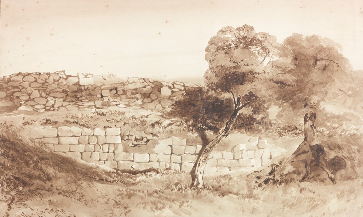 Birdoswald keleti sáncának része alkotó: Charles Richardson
