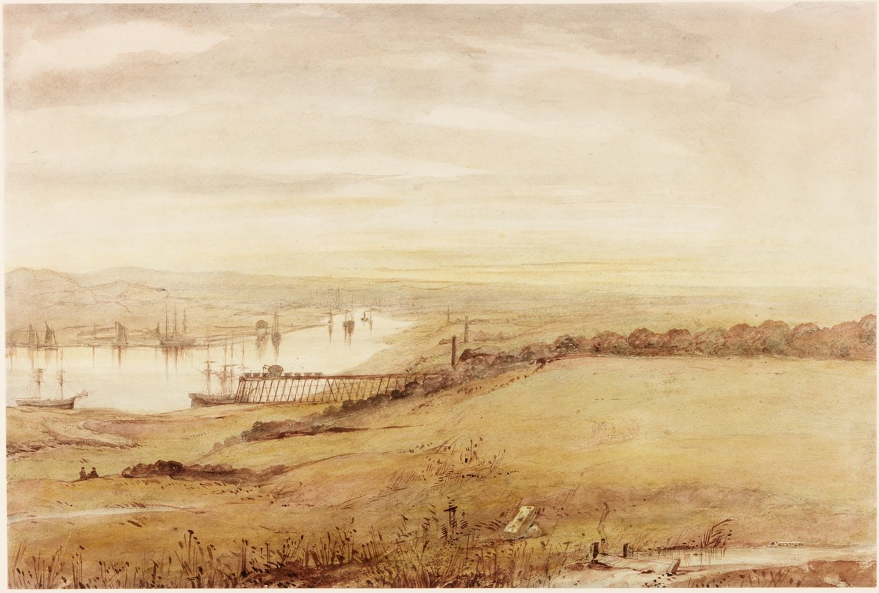 Wallsend (testszín, ceruza és wc papírra) alkotó: Charles Richardson