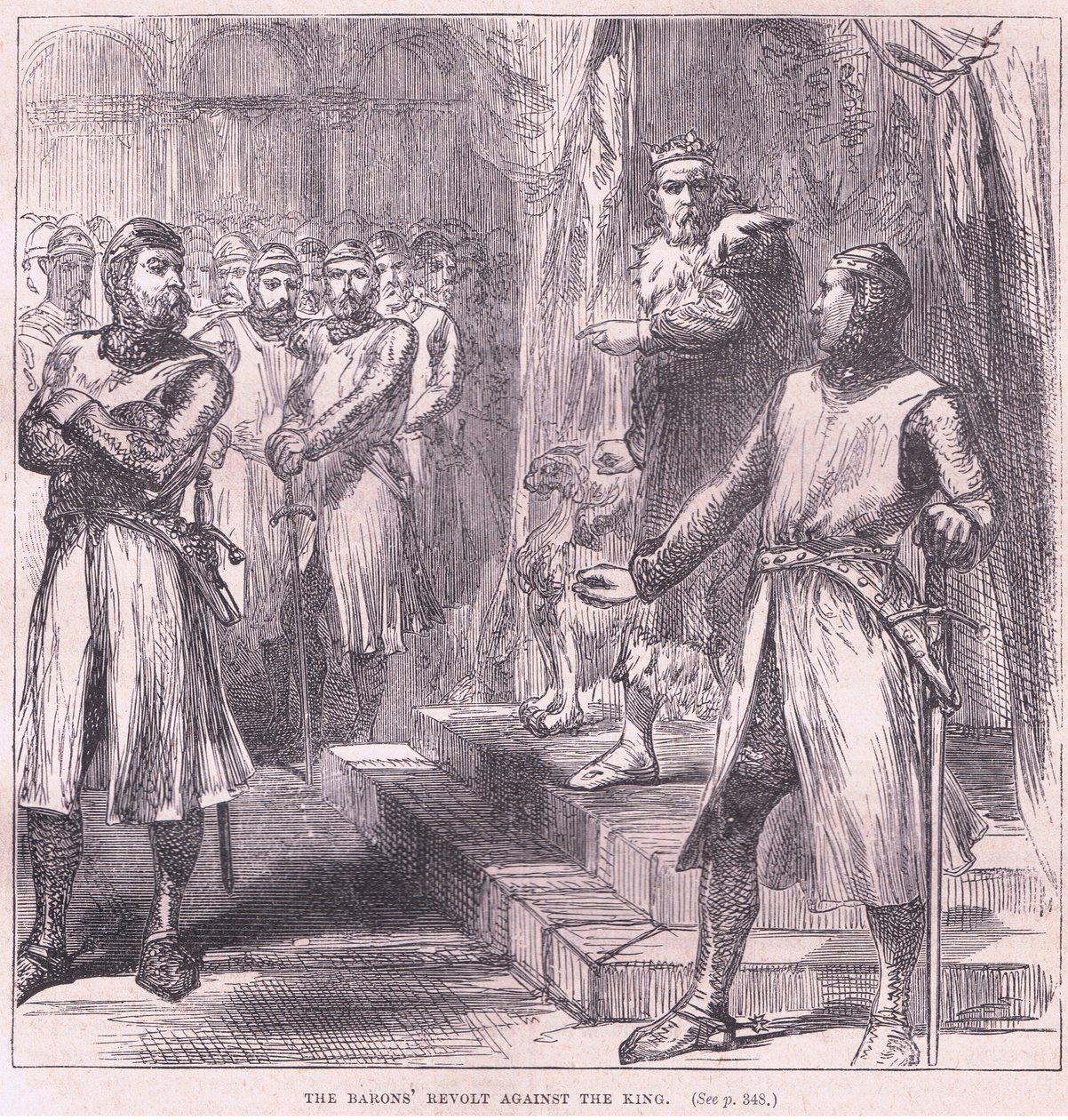 A bárók fellázadnak a király ellen alkotó: Charles Ricketts