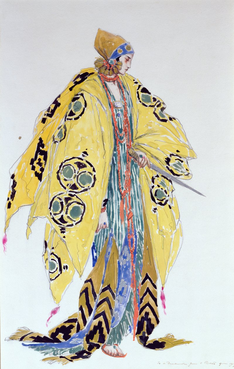Színházi jelmeztervezés, 1919 alkotó: Charles Ricketts