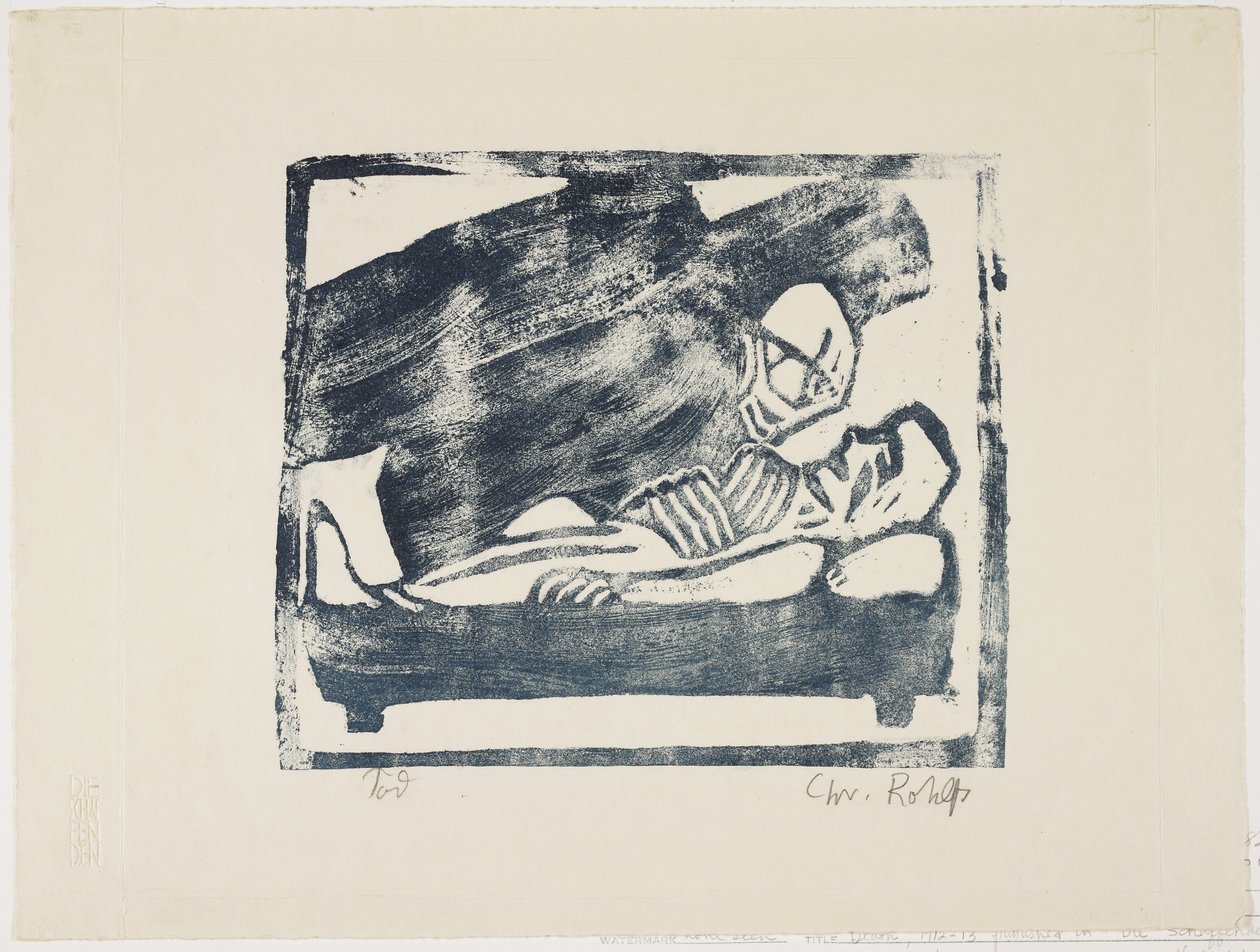 Halál, 1912-1913 alkotó: Charles Rohlfs