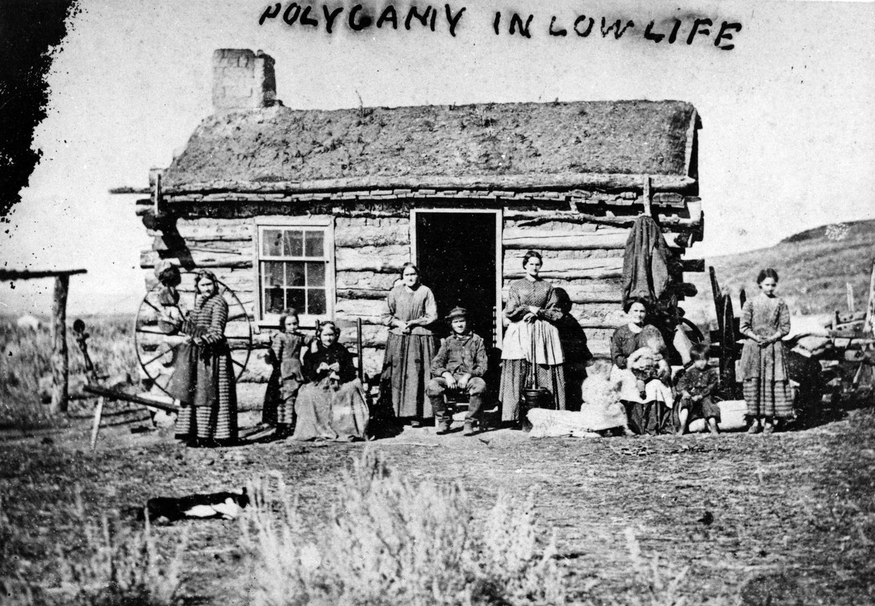 Poligámia az alvilágban, 1860 körüli évek alkotó: Charles Roscoe Savage