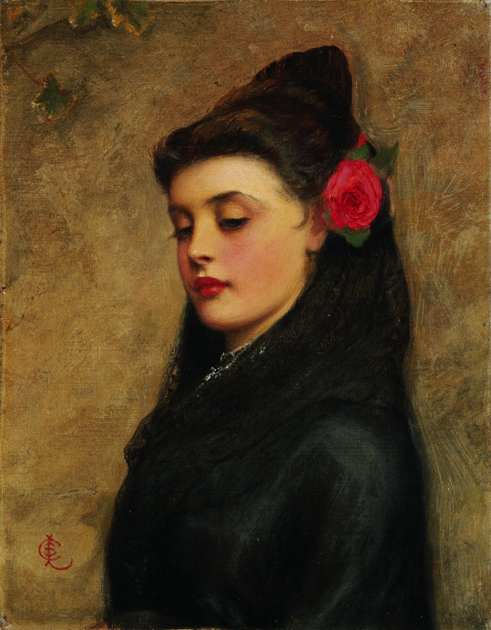 Egy spanyol lány alkotó: Charles Sillem Lidderdale