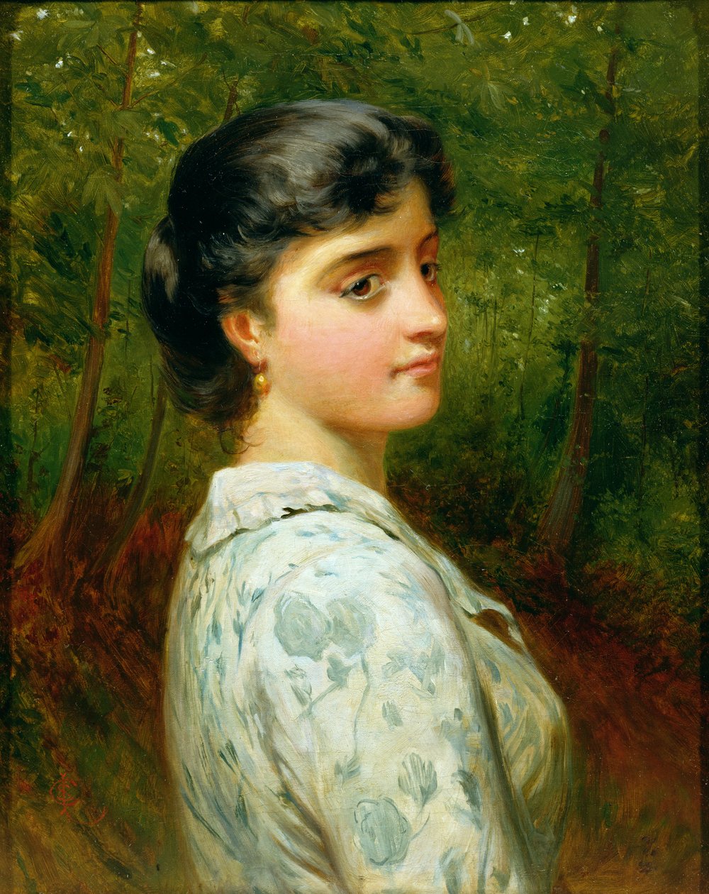 Az erdőben alkotó: Charles Sillem Lidderdale