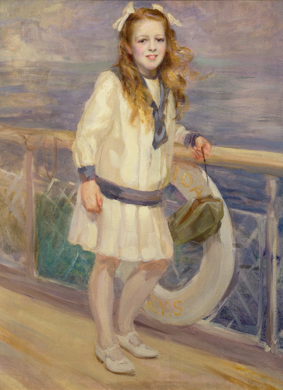Lány tengerész öltönyben alkotó: Charles Sims