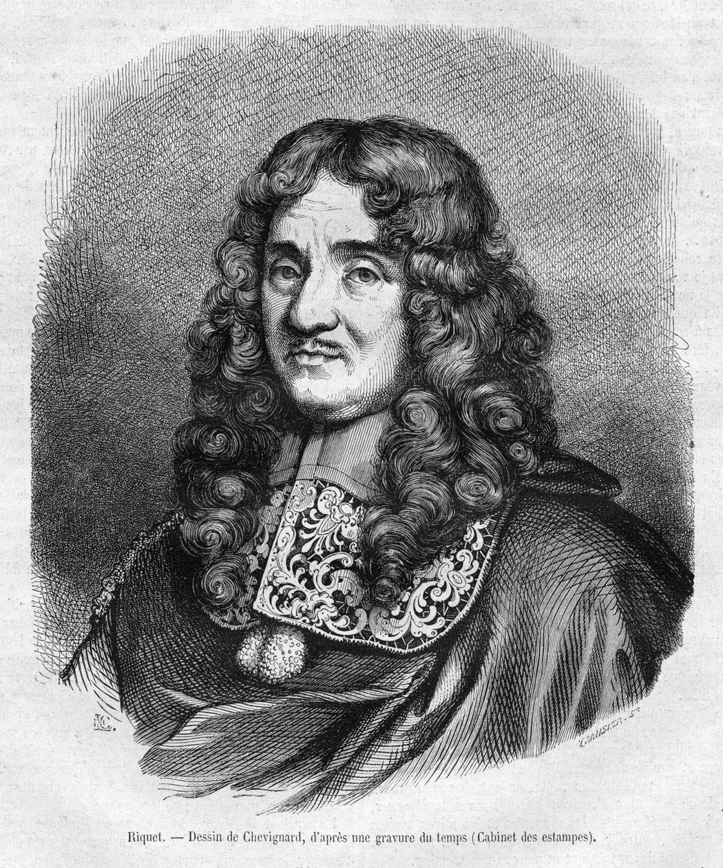 vésett portré alkotó: Charles Tamisier Lechevallier-Chevignard