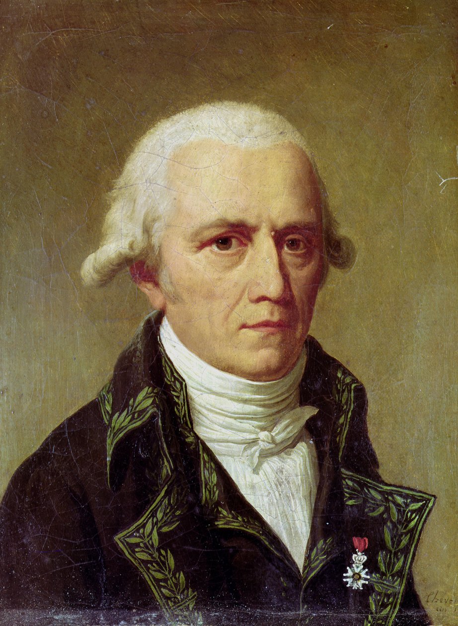 Jean-Baptiste de Monet (1744-1829) Chevalier de Lamarck portréja, 1802-03 alkotó: Charles Thevenin
