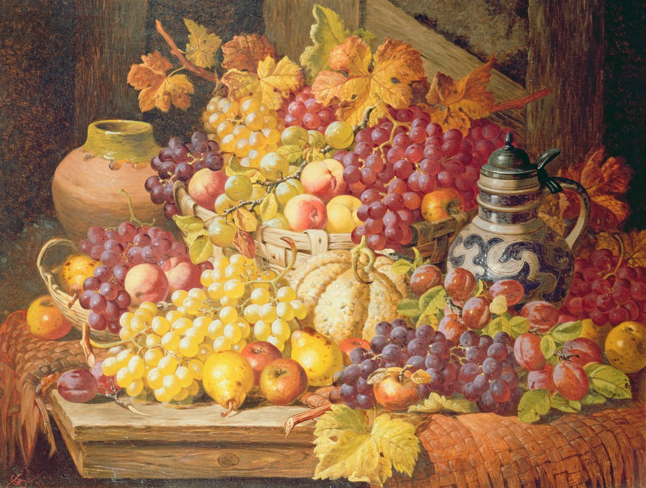Csendélet gyümölccsel alkotó: Charles Thomas Bale