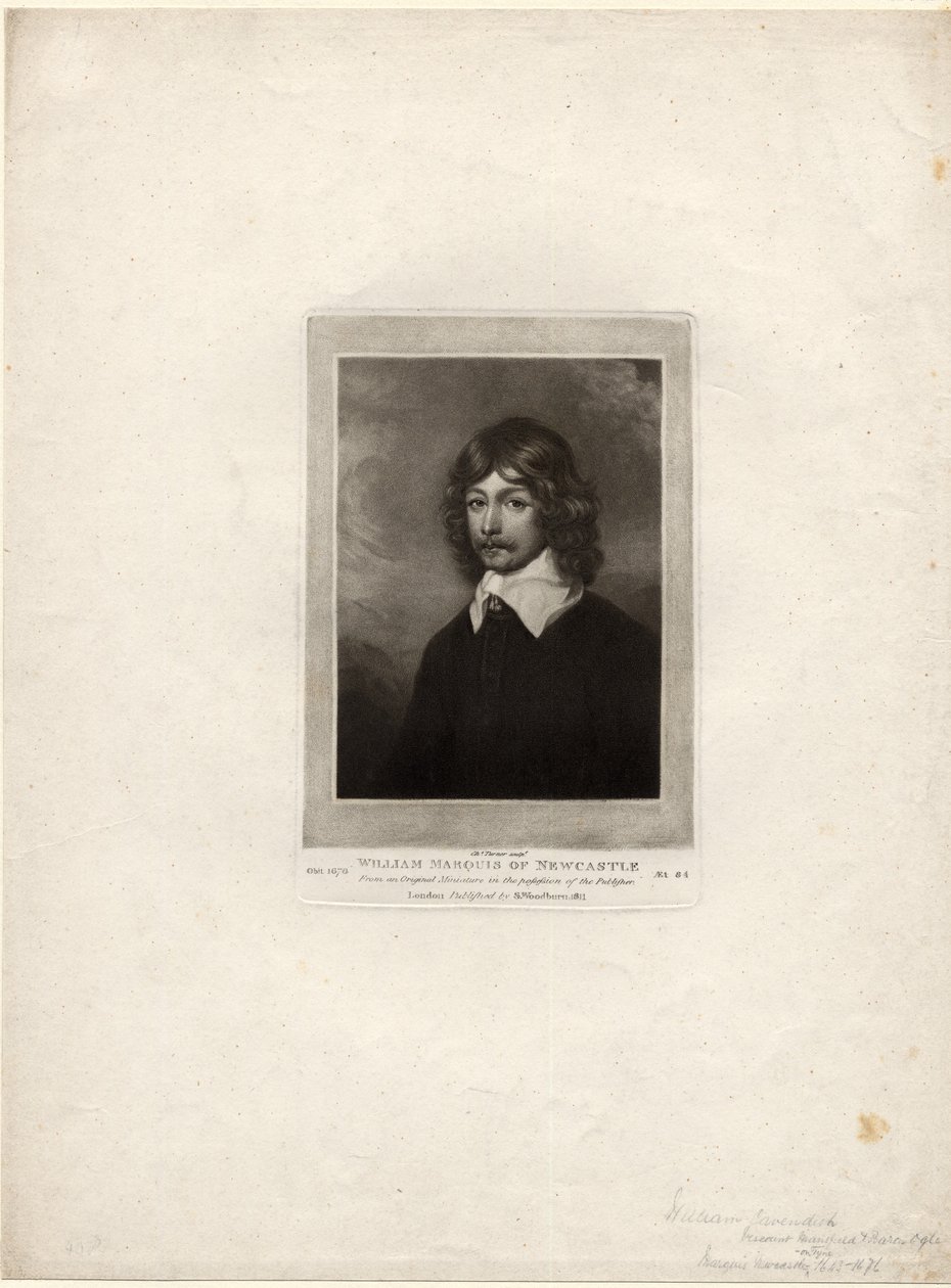 William Cavendish alkotó: Charles Yardley Turner