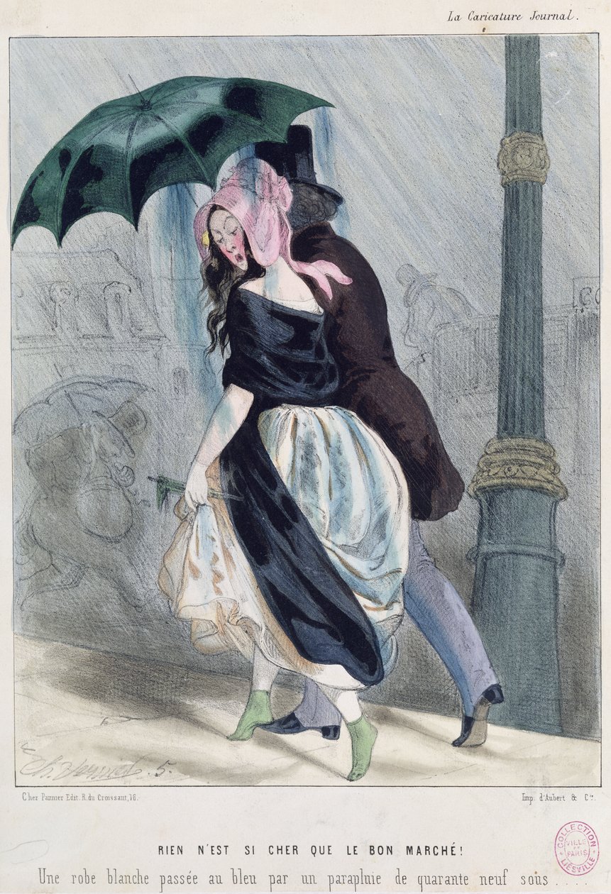 "Nincs olyan drága, mint a Le Bon Marche" alkotó: Charles Vernier