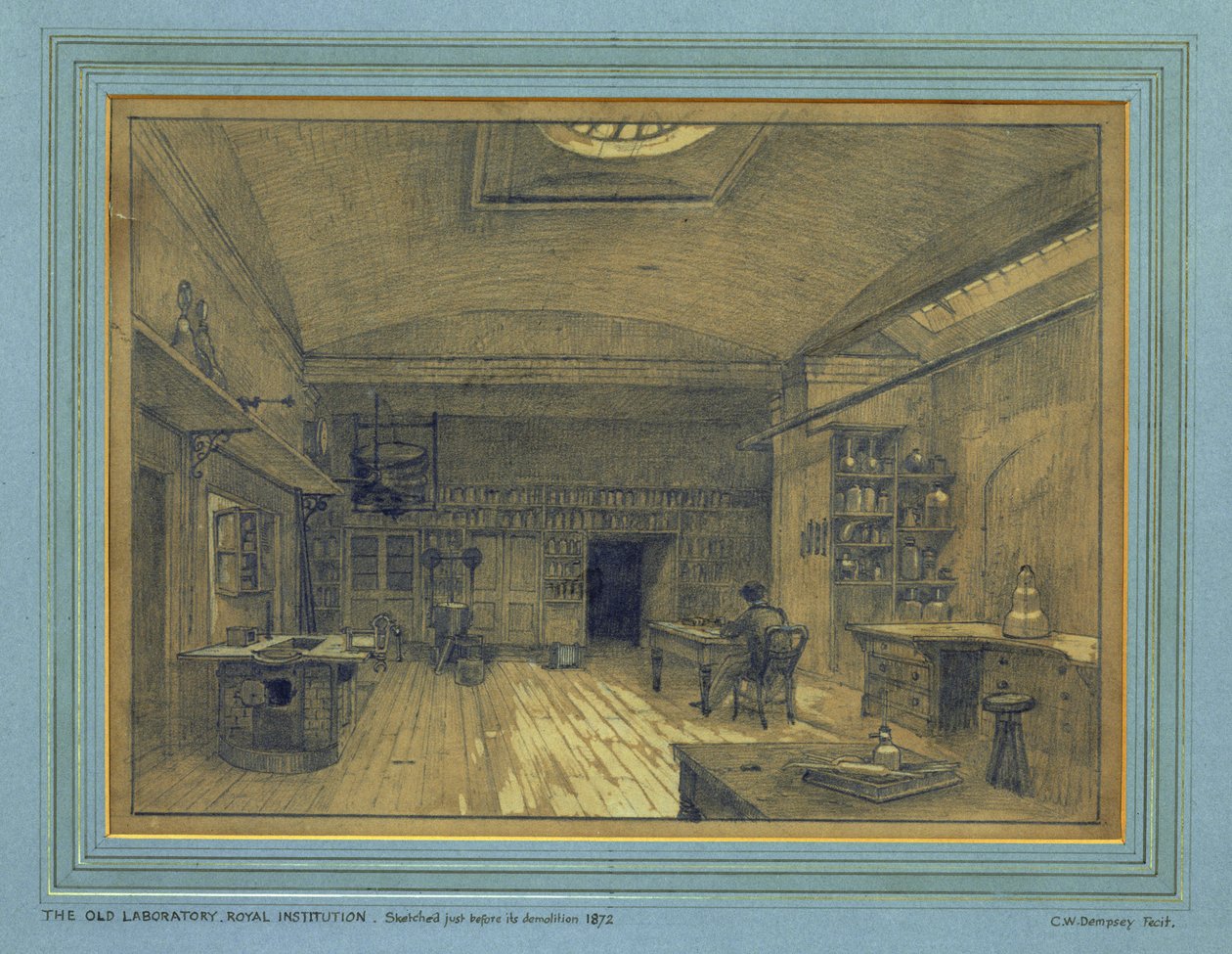 Királyi Intézet laboratóriuma, 1872 alkotó: Charles W. Dempsey