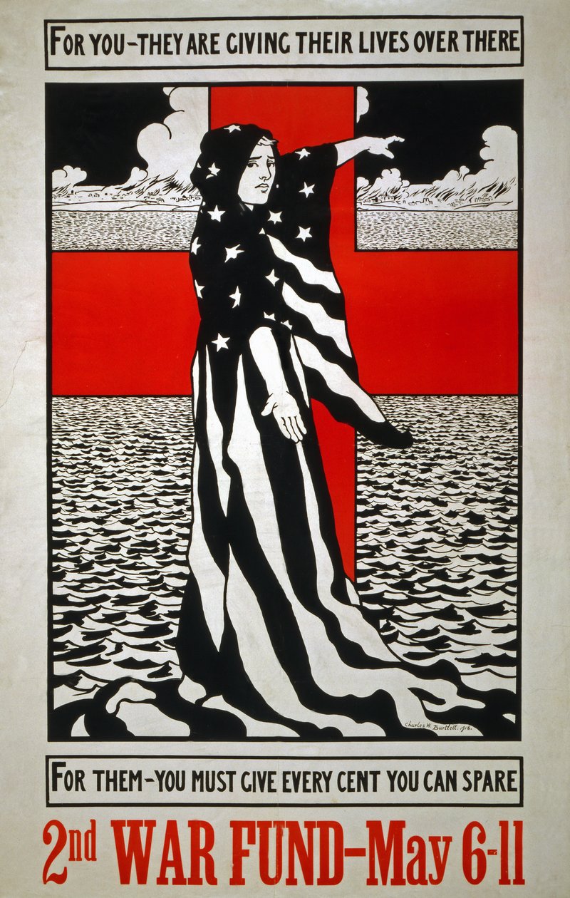Érted - az életüket adják odaát, 1918 alkotó: Charles William Bartlett
