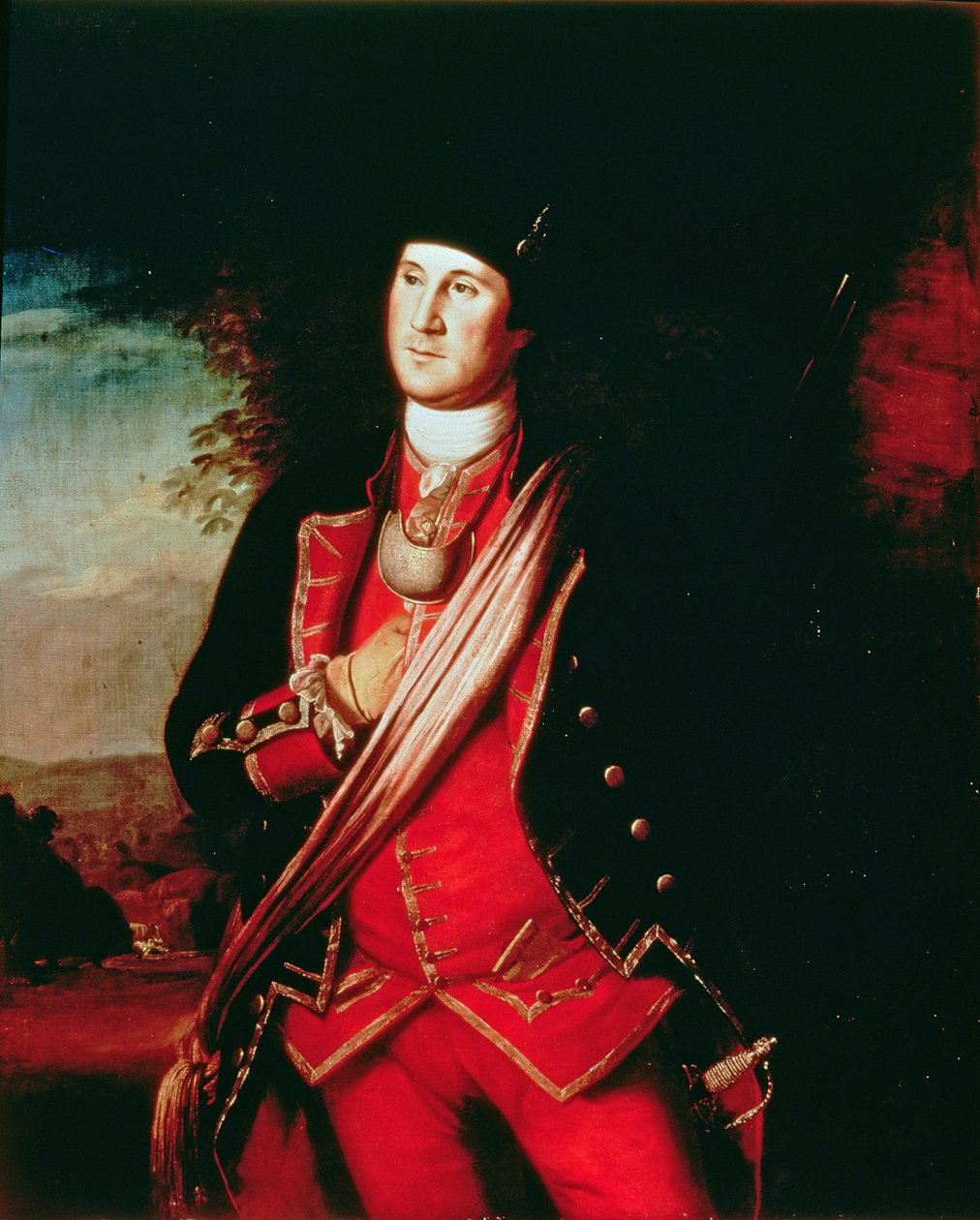 George Washington (1732-99) portréja 1772 alkotó: Charles Willson Peale