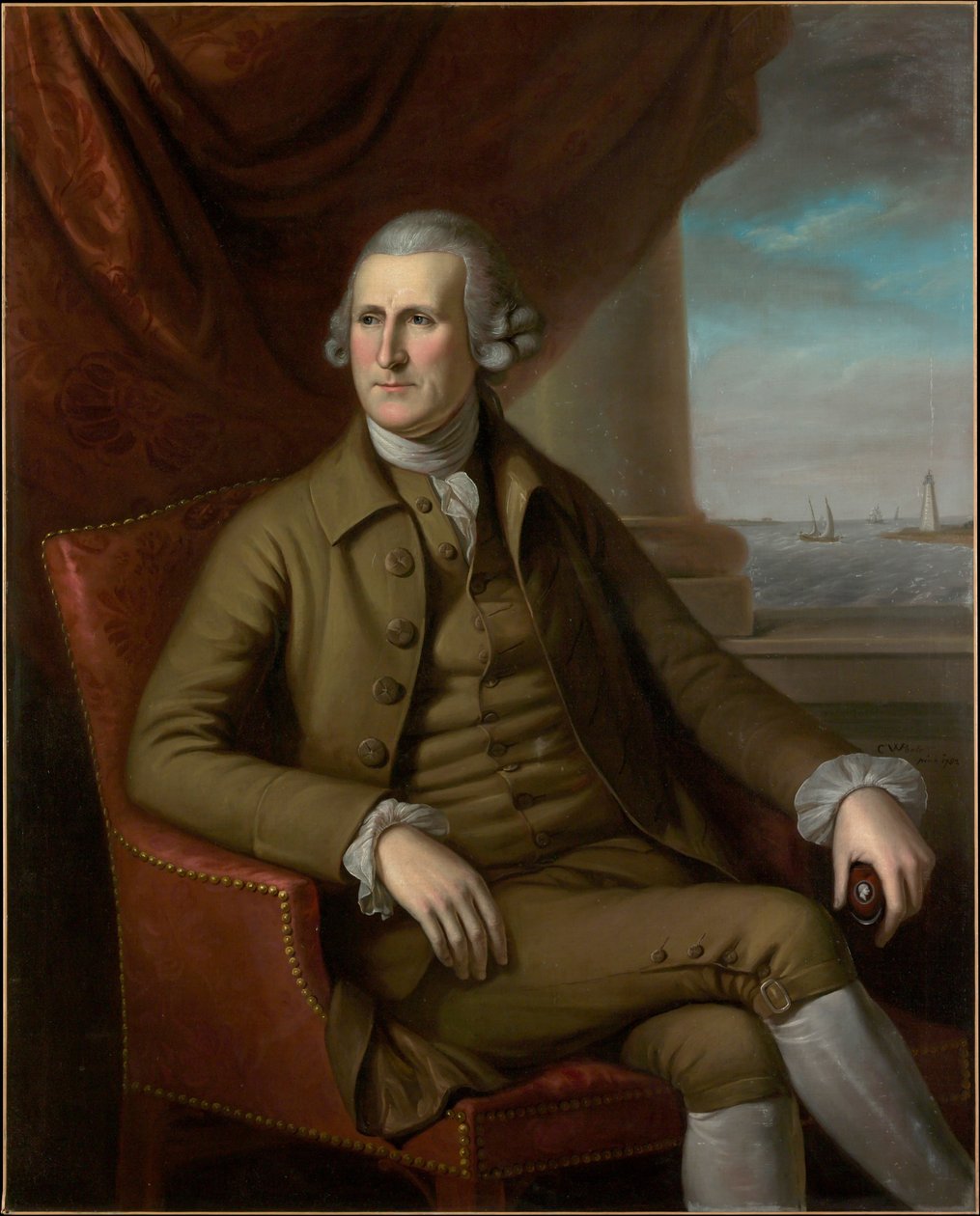 Thomas Willing portréja (1731-1821) alkotó: Charles Willson Peale