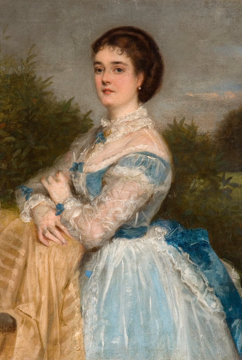 Egy hölgy portréja alkotó: Charles Wynne Nicholls