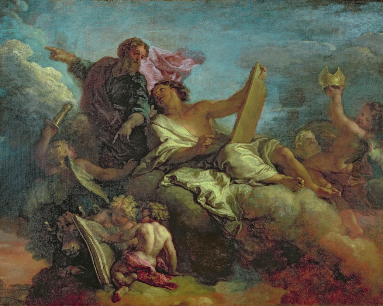 Szent Pál parancsa Szent Lukácsnak alkotó: Charles de la Fosse