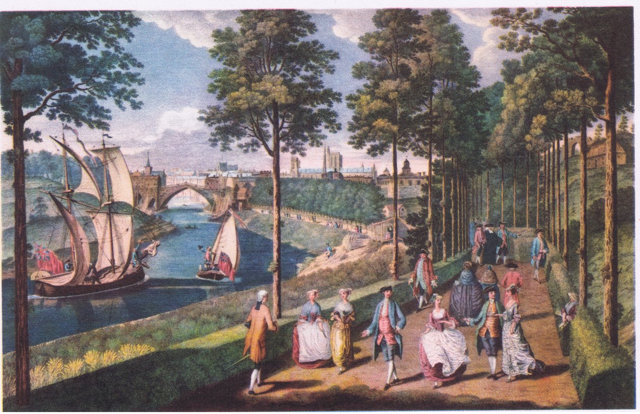 York látképe 1756 alkotó: Charles the Elder Grignion