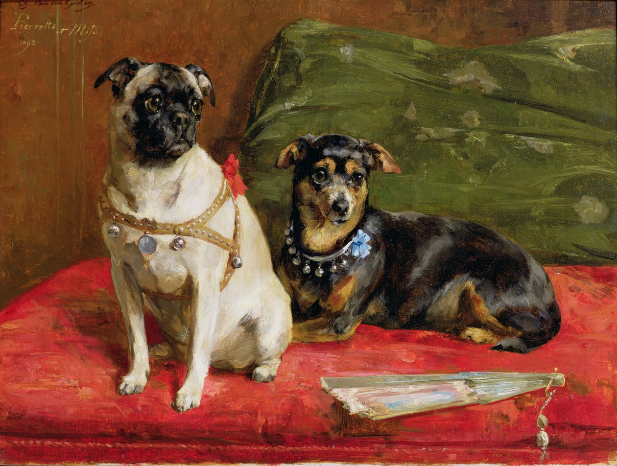 Pierette és Mifs, 1892 alkotó: Charles van den Eycken