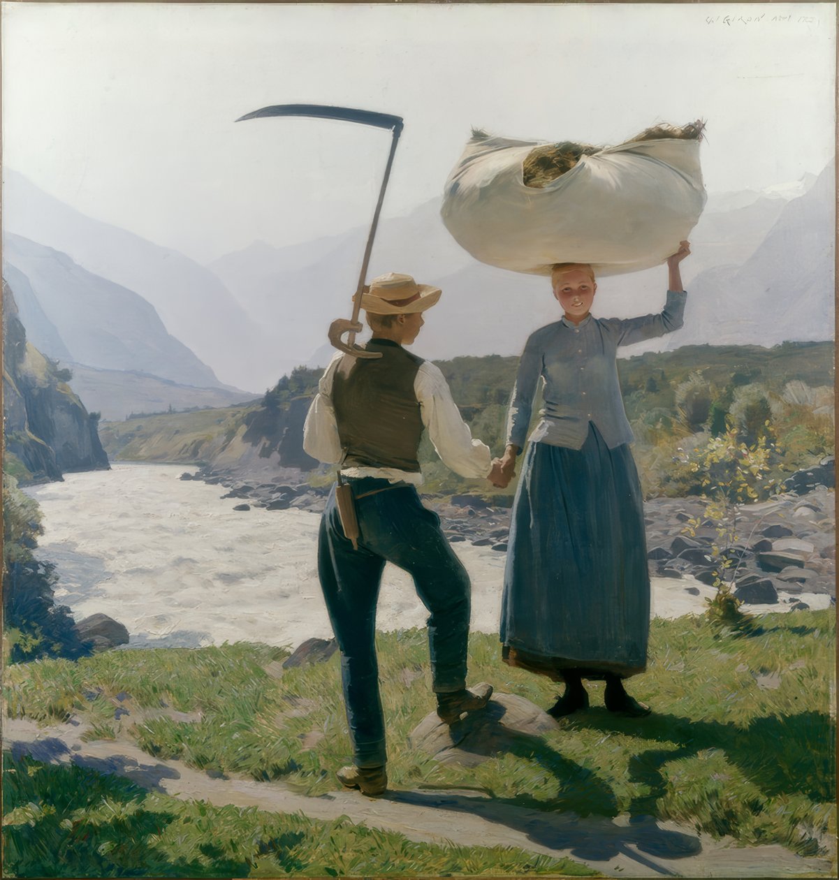 Fiatal paraszti házaspár alkotó: Charles-Alexandre Giron