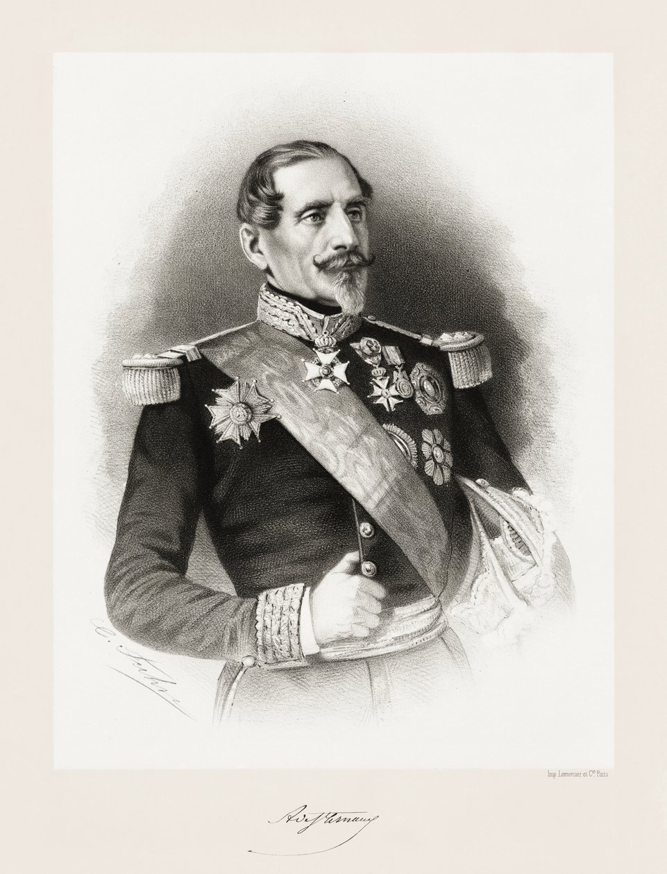 Armand Jacques Achille Leroy de Saint Arnaud, 1865-66 alkotó: Charles Jeremie Fuhr