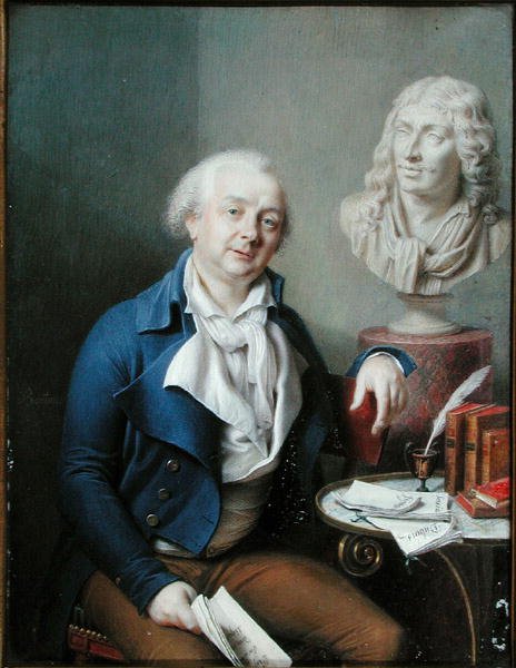 Dazincourt portréja (1747-1809) (olaj, tábla) alkotó: Charles Marie Bouton
