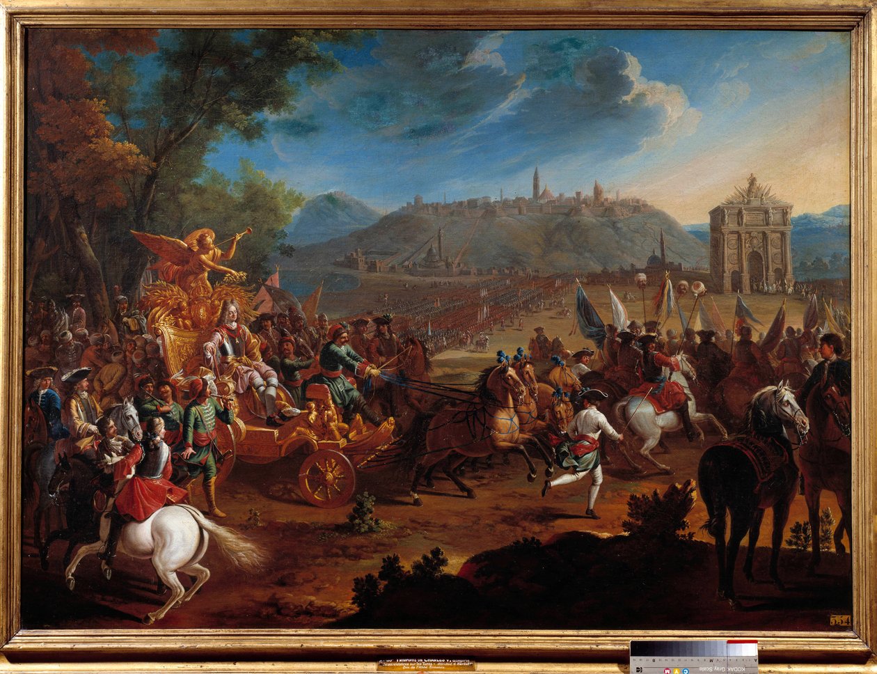 V. Károly lotharingiai herceg (1643-1690) diadala a törökök felett aratott győzelmében. Charles Herbel festménye (1656-1703) alkotó: Charles Herbel