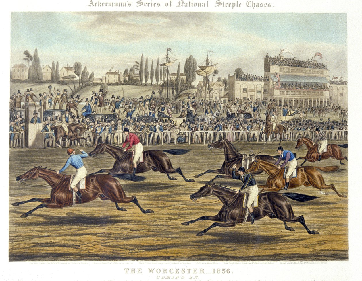 The Worcester: Coming In, metszett: Charles Hunt (színes litó) alkotó: Charles Hunt