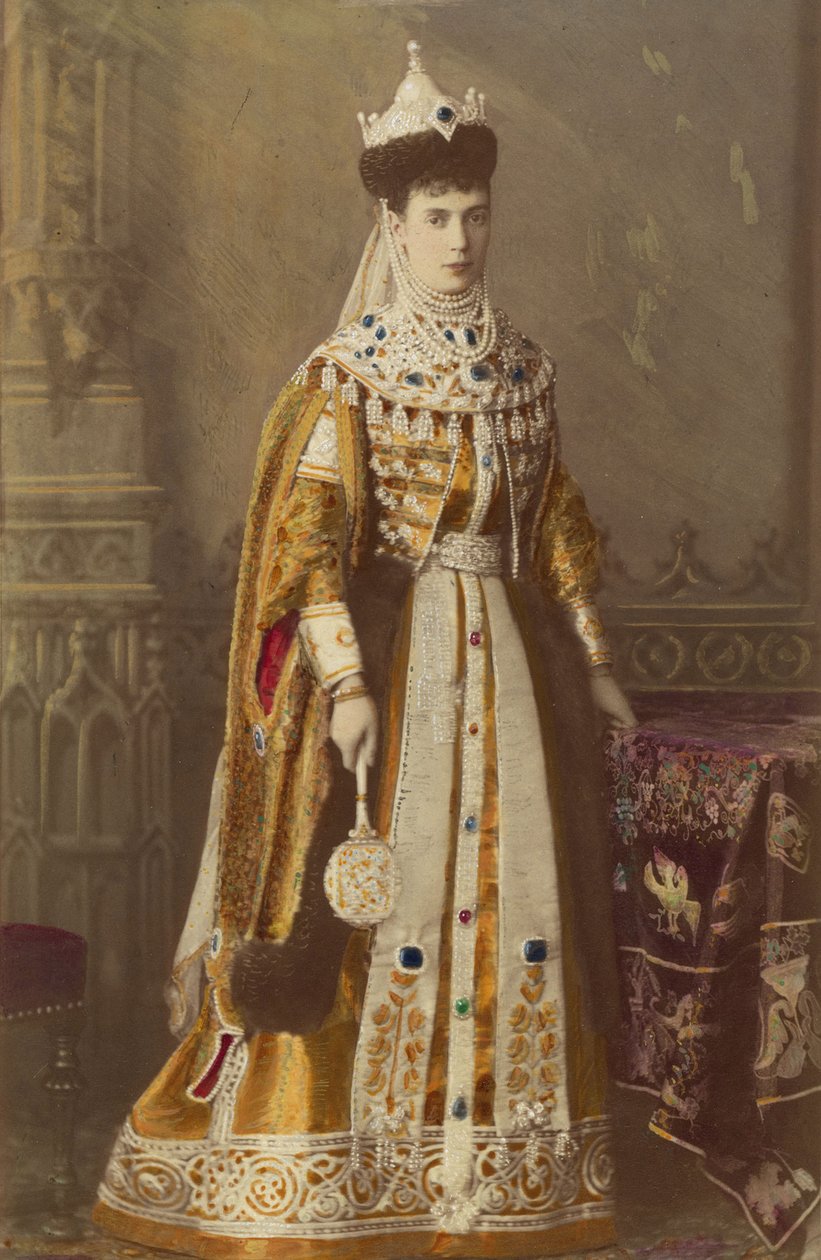 Marie Fedorovna (Maria Fedorovna ou Fiodorovna, Princesse Dagmar de Danemark) - Mária Fjodorovna császárnő, Dagmar dán hercegnő (1847-1928) portréja, Bergamasco, Charles (Karl) (1830-1896) portréja. Albumin Photo alkotó: Charles Bergamasco