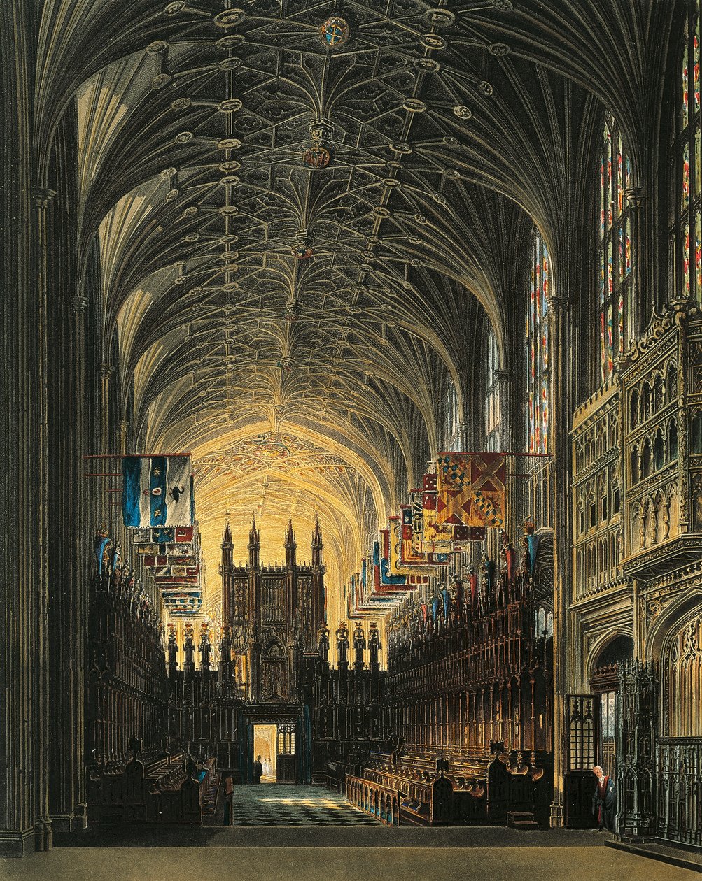 Szent György-kápolna a windsori kastélyban alkotó: Charles (after) Wild
