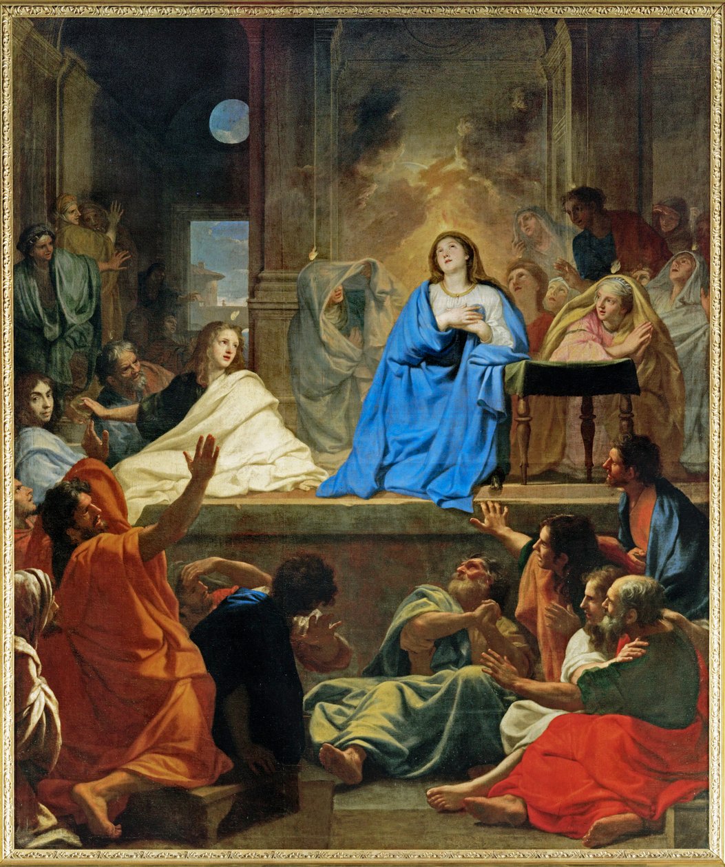La descente du Saint Esprit - A Szentlélek leszállása ... alkotó: Charles (attr. to) Le Brun