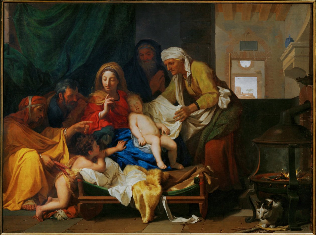 A gyermek Jézus alvása ... alkotó: Charles (attr. to) Le Brun