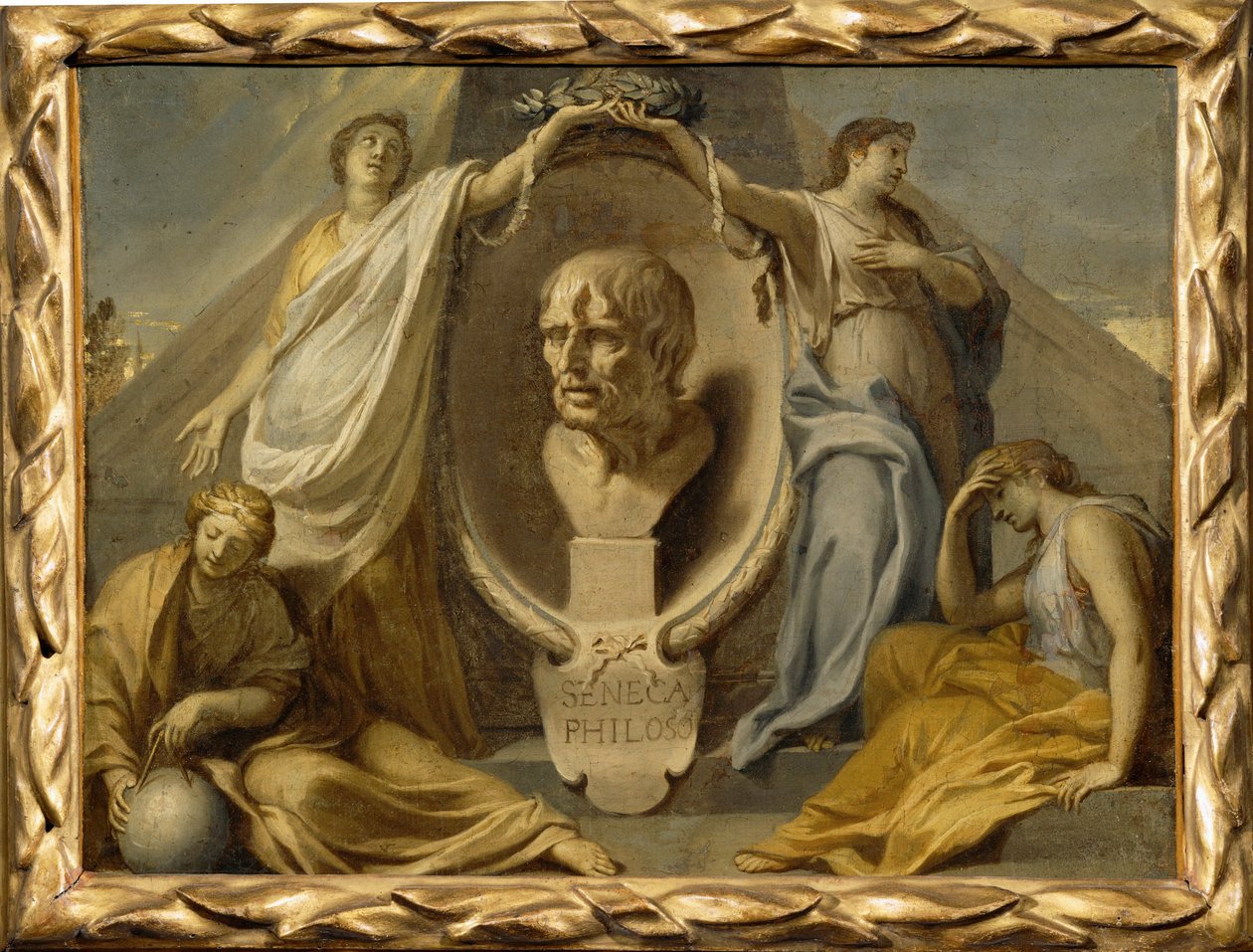 Seneca sírja ... alkotó: Charles (attr. to) Le Brun