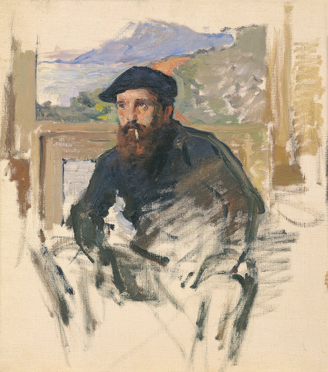 Monet portréja 1884 körül (olaj, vászon) alkotó: Charles (attr.to) Giron