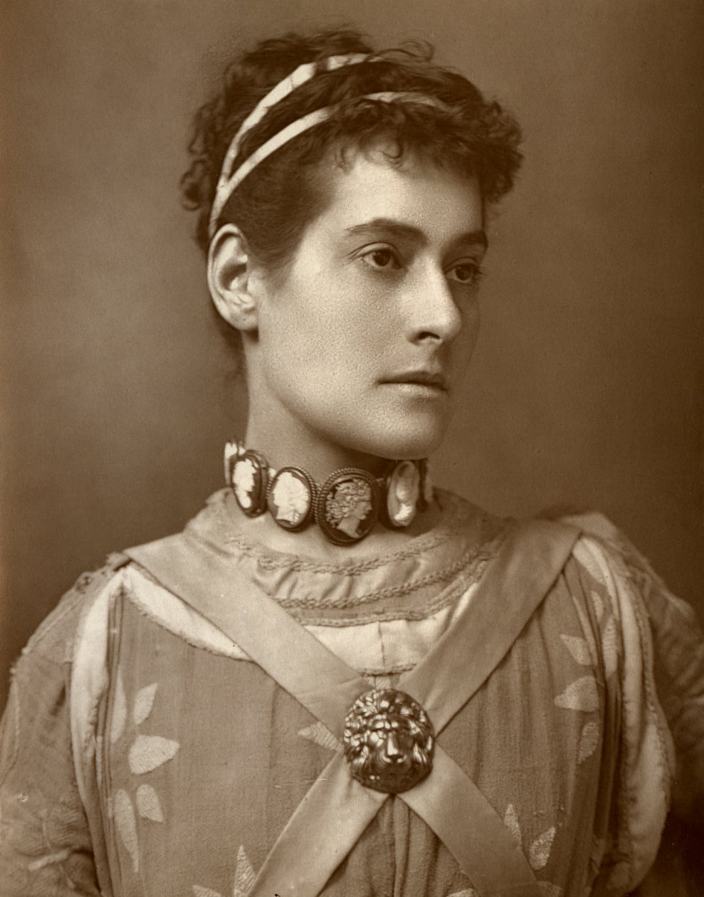 Myra Holme brit színésznő, 1884 alkotó: Charles A. Long