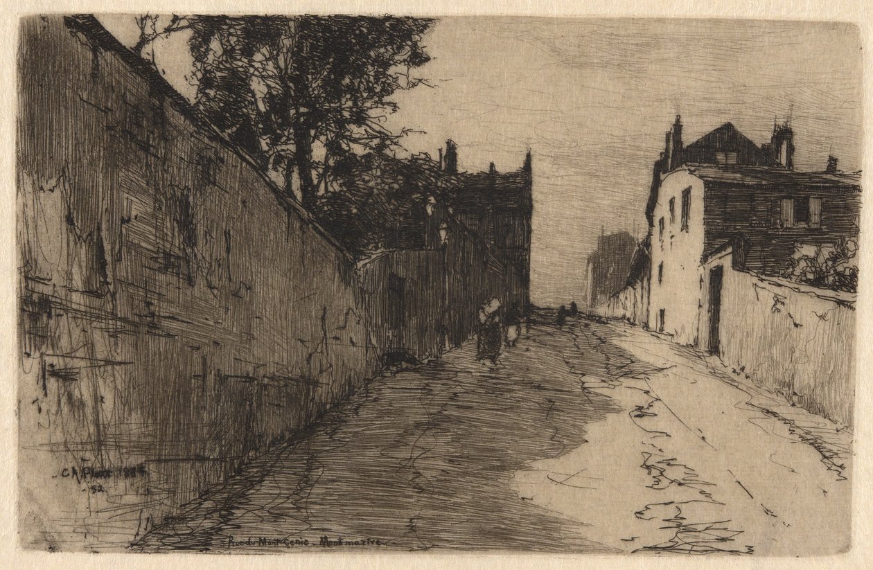 Rue de MontCenis, Montmartre alkotó: Charles A. Platt