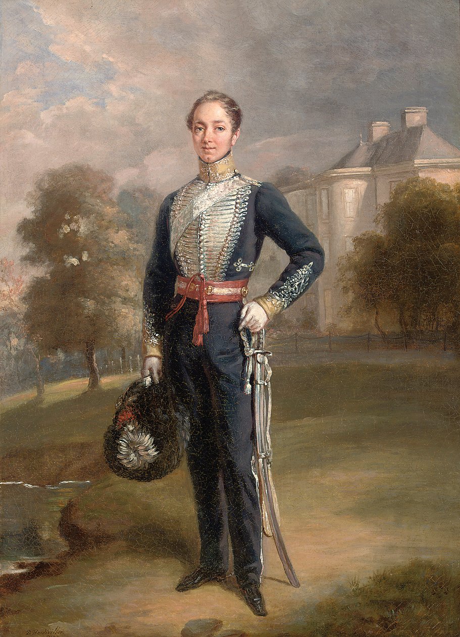 George Ramsay lixmonti hadnagy portréja, 1838 alkotó: Charles Achille DHardiviller