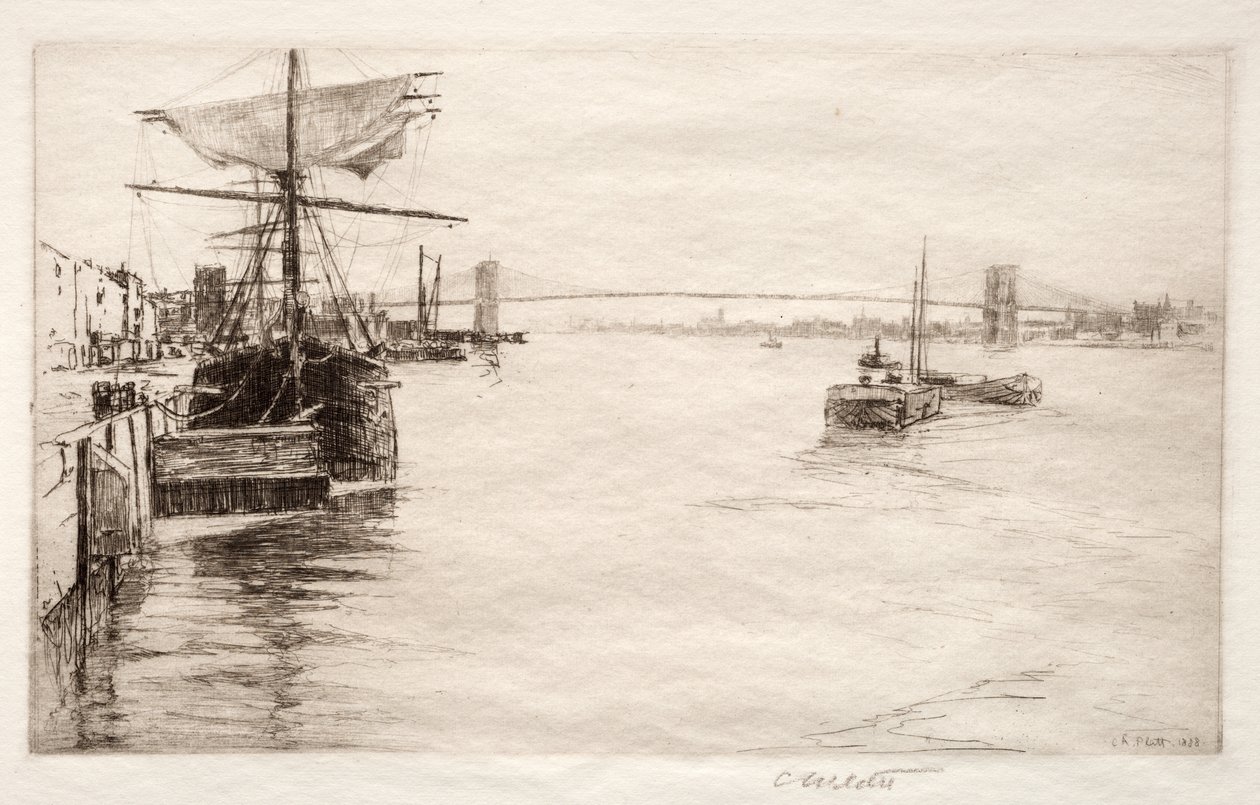 Brooklyn híd, 1888. alkotó: Charles Adams Platt