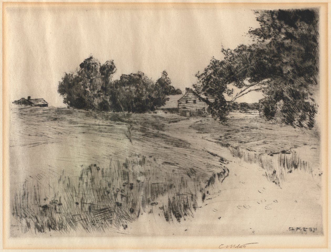 Cape Ann Farm, 1890. alkotó: Charles Adams Platt