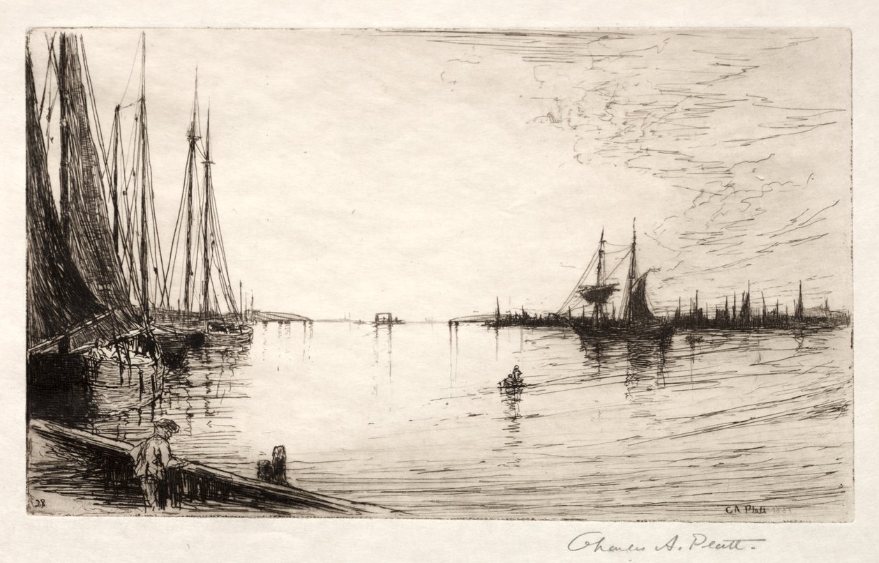 Providence, Rhode Island, 1881. alkotó: Charles Adams Platt