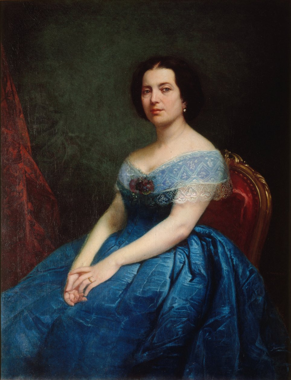 Ernesta Grisis portréja 1816-1895, 1866. alkotó: Charles Adolphe Bonnegrace