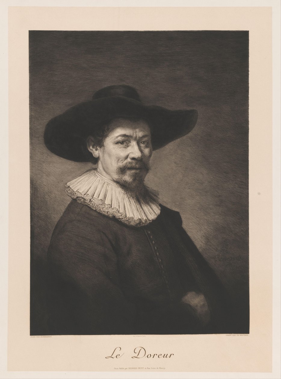 Herman Doomer portréja Le Doreur (cím a tárgyon) alkotó: Charles Albert Waltner