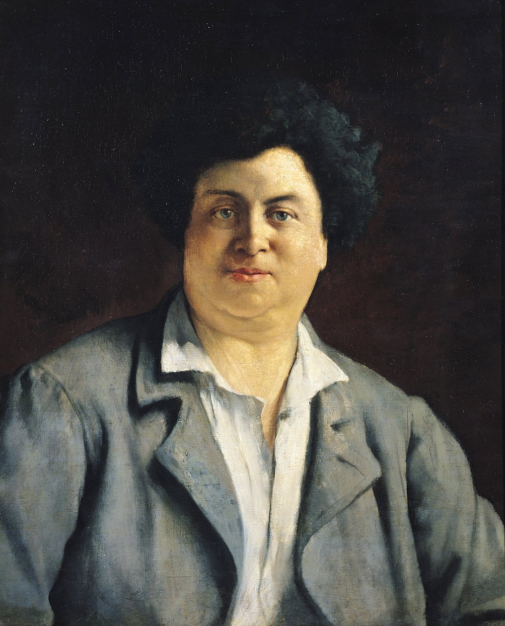Alexandre Dumas pere (1802-70) portréja, 1878 alkotó: Charles Alphonse Paul Bellay