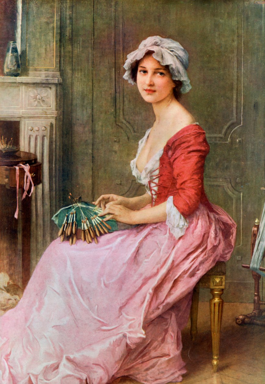 A varrónő, 19. század vége vagy 20. század eleje. alkotó: Charles Amable Lenoir