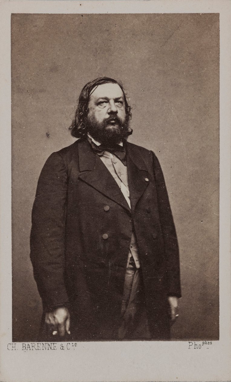 Théophile Gautier költő portréja 1811-1872, 1872. alkotó: Charles Amédée Barenne