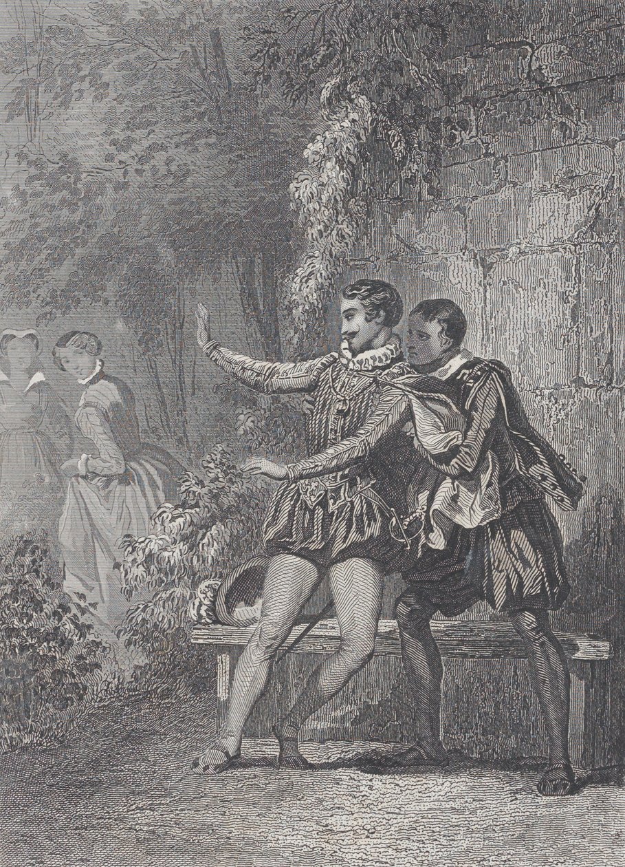 Monsoreau hölgye La Dame de Monsoreau, 1830-73. alkotó: Charles Amedee Colin