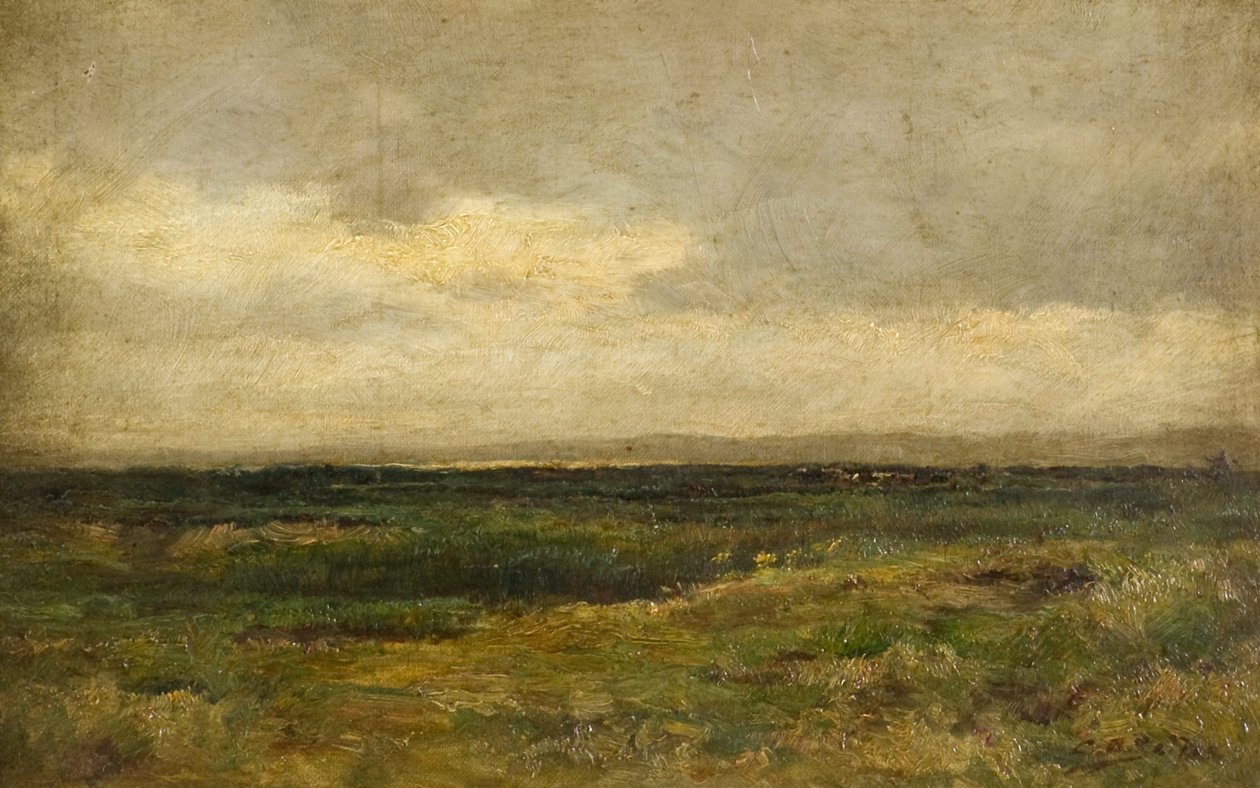 Táj (olaj, vászon) alkotó: Charles Andrew Sellar