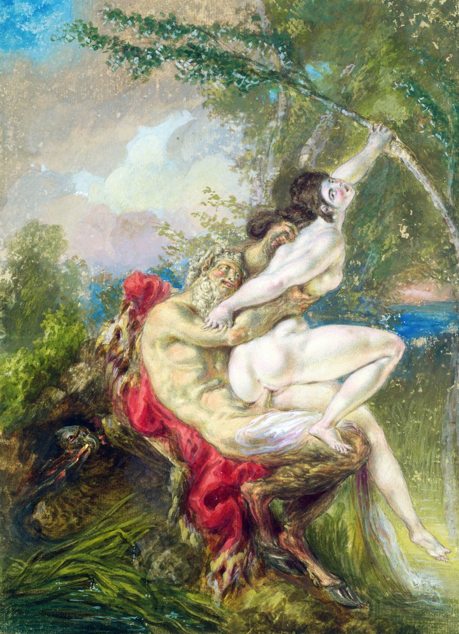 Jupiter és Antiope, az egyetemes történelemből alkotó: Charles Antoine (attr. to) Coypel
