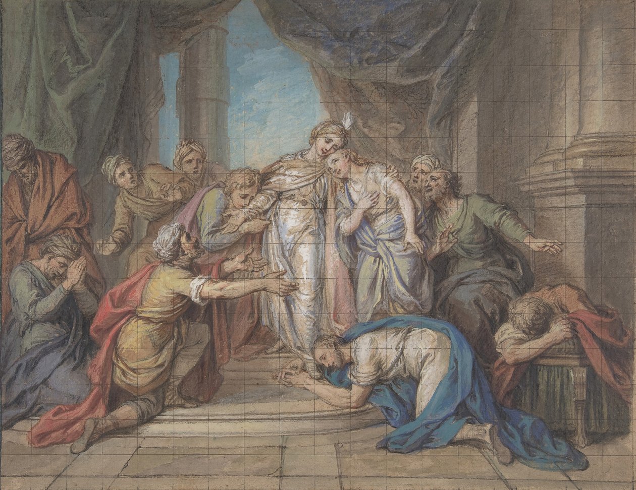 József Testvérei által elismert XVIII. alkotó: Charles Antoine Coypel