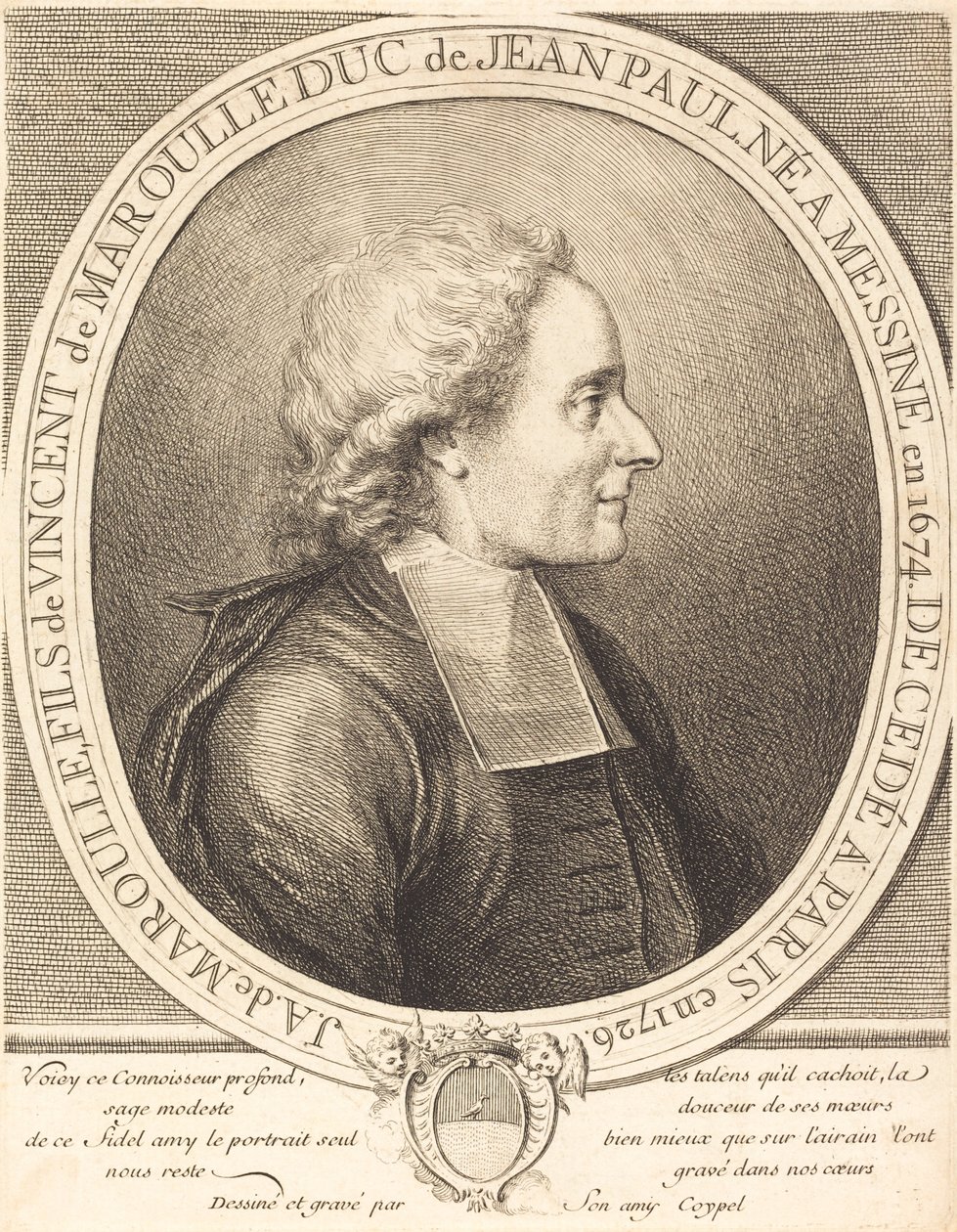 Jean-Antoine de Maroulle atya alkotó: Charles Antoine Coypel